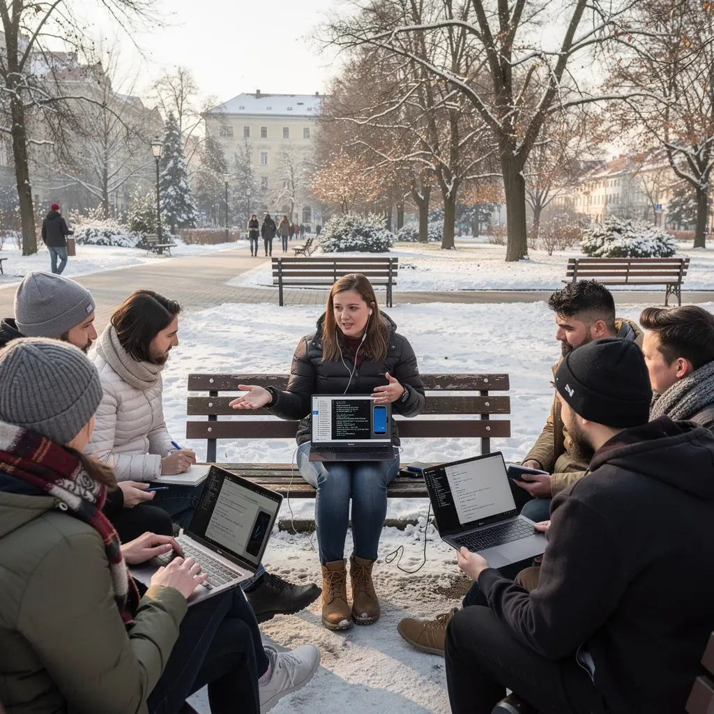 Kotlin alapú Android alkalmazás képernyője, amely interaktív funkciókat tartalmaz.