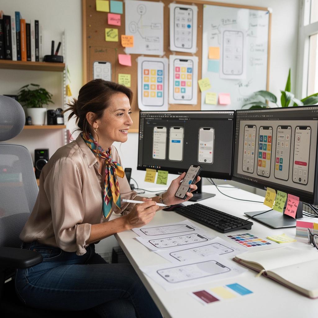 Fejlesztői csapat munka közben, kódolás Swift és Kotlin nyelveken.